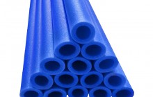 Подушка из трубы 165см - синяя